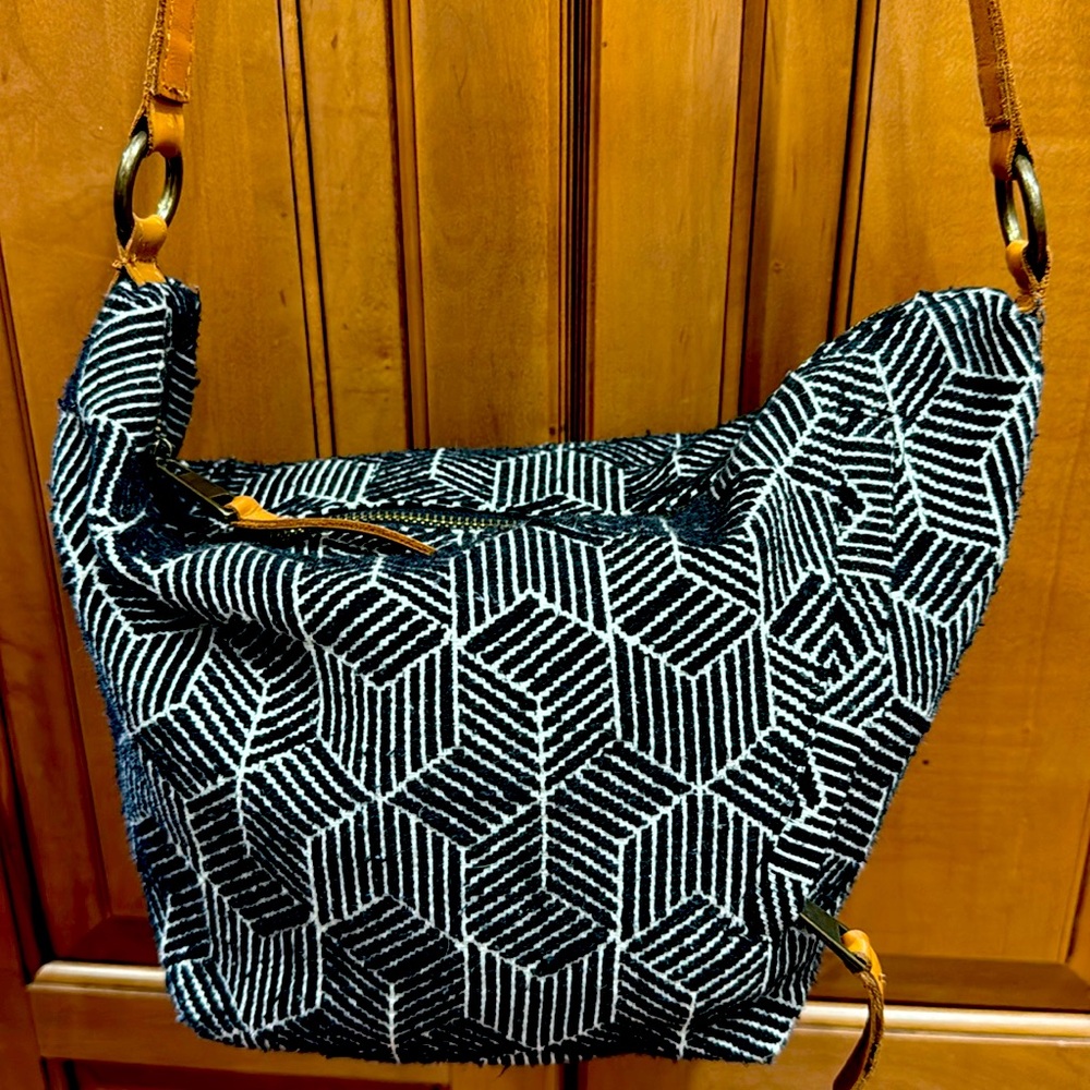 Monday Collection Hobo Shoulder Bag- EUC